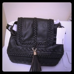 Just Fab black handbag